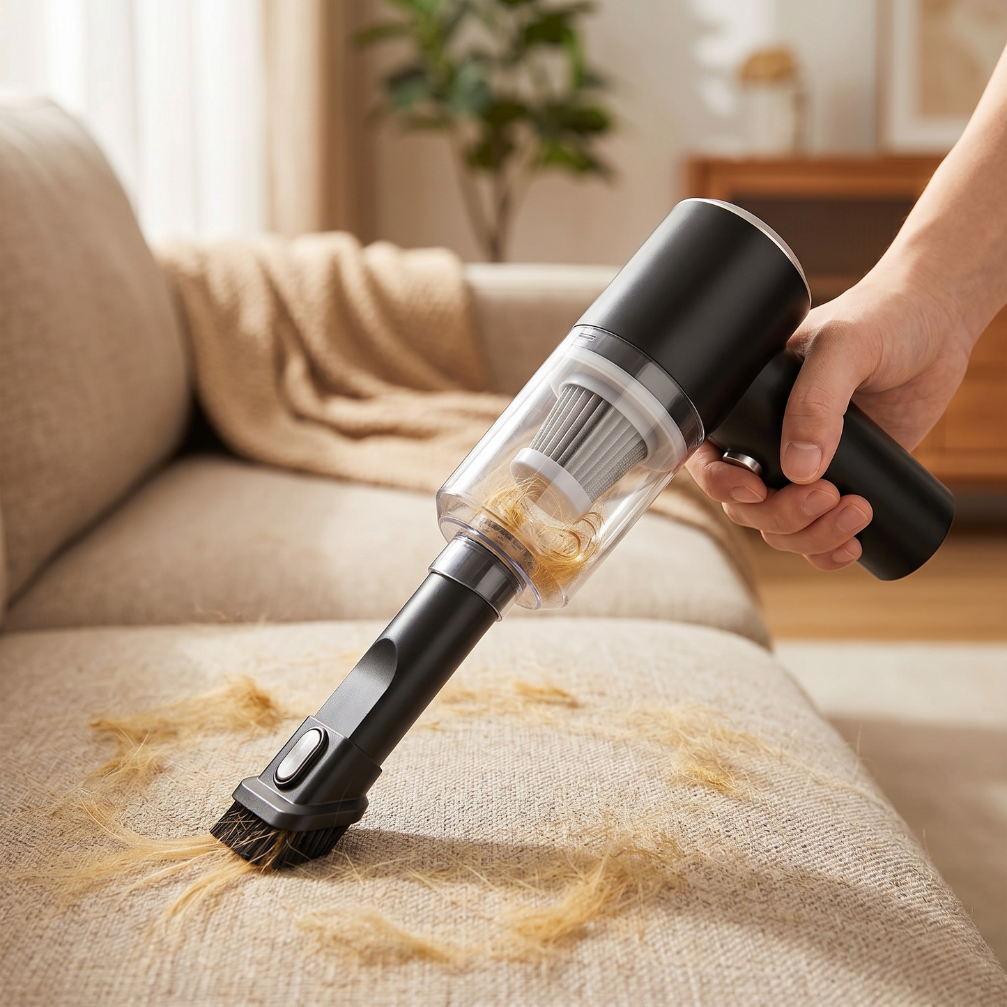 Mini Aspirador Portátil — Limpeza Rápida em Qualquer Cantinho